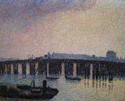 Camille Pissarro Old Chelsea Bridge oil